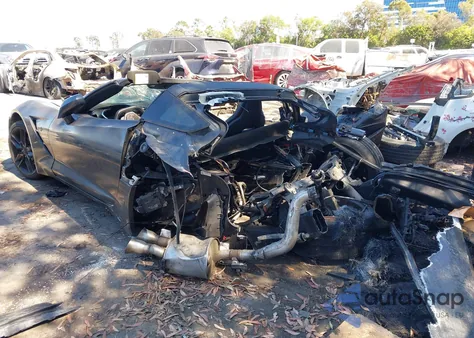 2017 Chevrolet Corvette Stingray from USA, damaged, VIN 1G1YB2D70H5113034